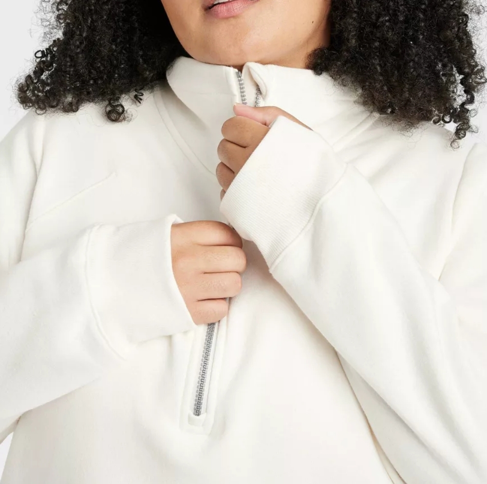 New Plus Size Universal Thread Quarter Zip - image 1